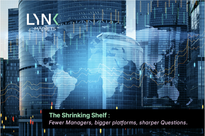 The Shrinking Shelf: What the Great Manager Consolidation Means for Allocators, Advisors, and the Wealth Channel Across the Americas